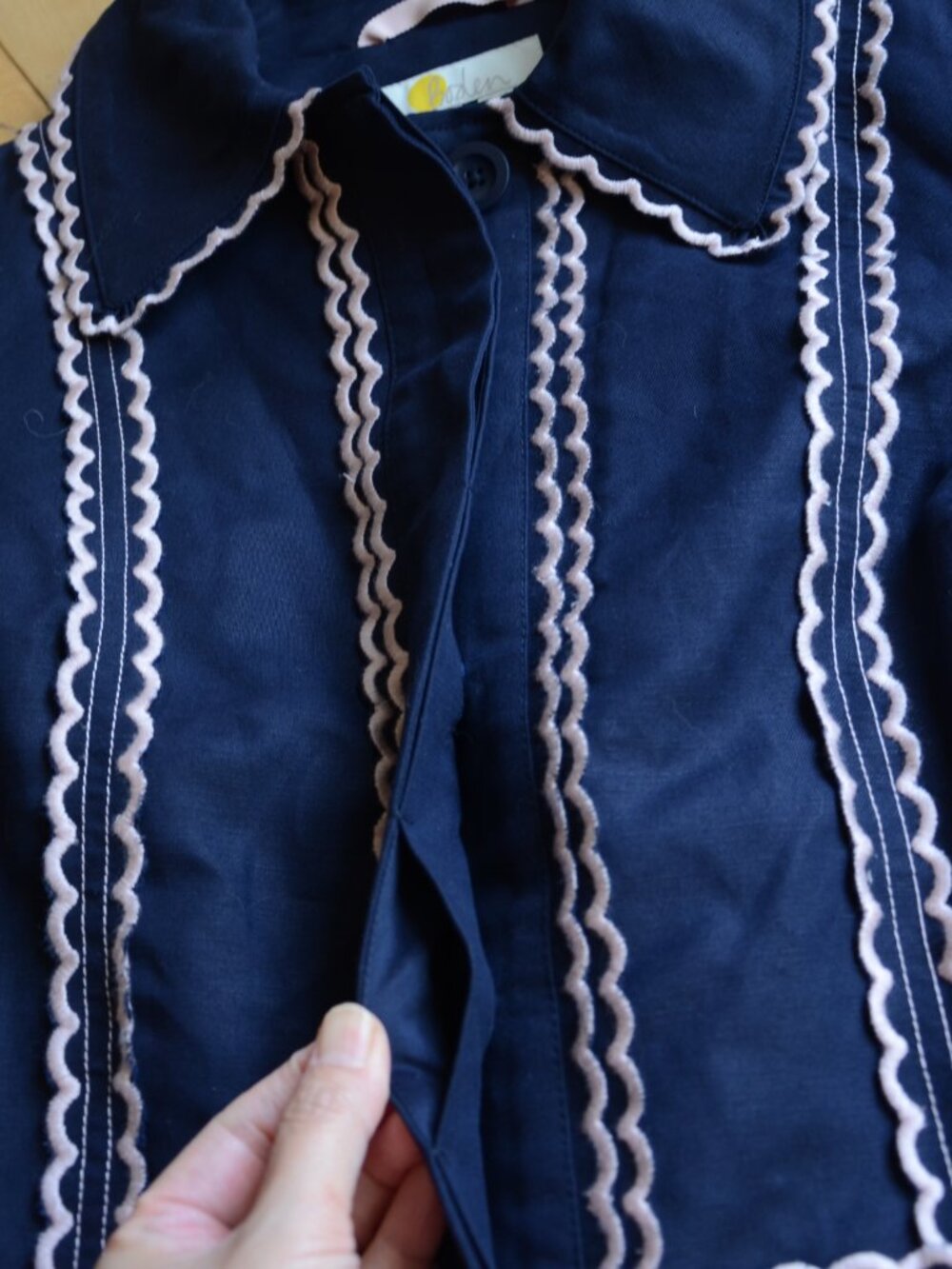 Boden Agar Scallop Jacket US 6 - Picture 6 of 12